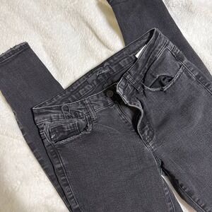 KanCan Signature Kurvy High Rise Ankle Skinny Jeans Black Size W 7 L 27